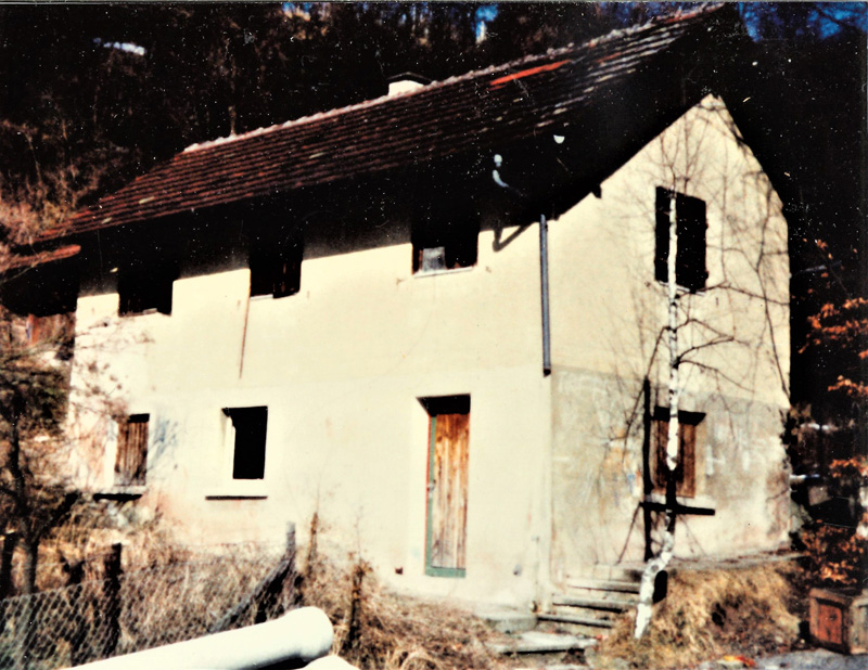 Altes Schützenhaus erbaut 1929, später Kindergarten u. Jugentreff oben in der Weinsteige